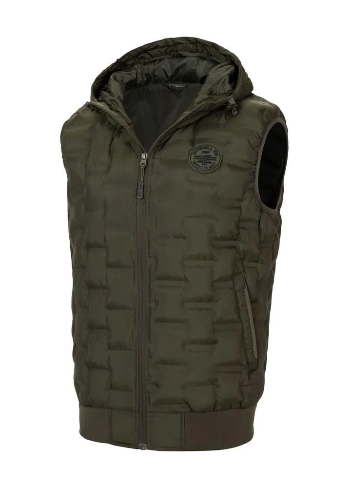 Pitbull Eclipse gilet uomo con cappuccio smanicato