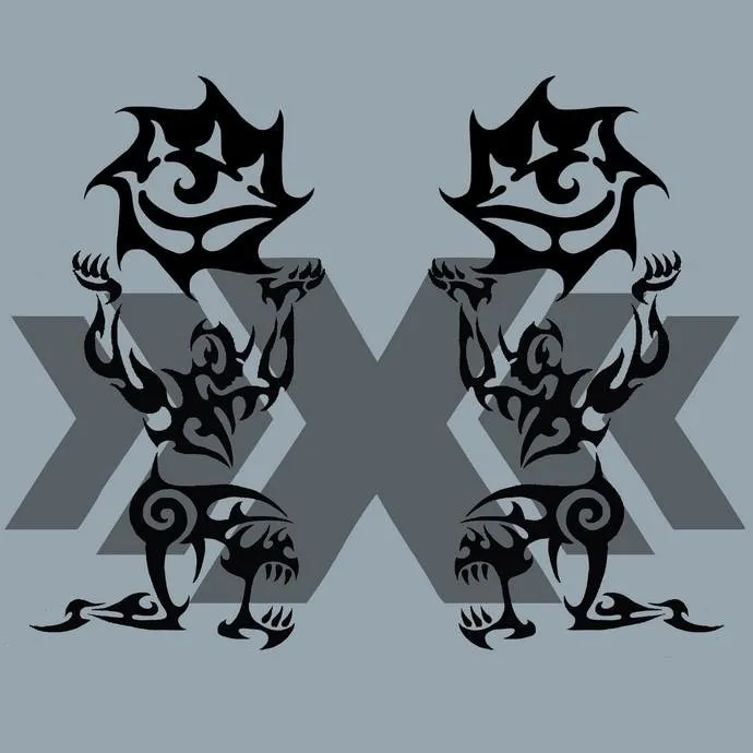 Matrix Music Store oMo Matrix Eyesoul Black Tribal t-shirt cotone