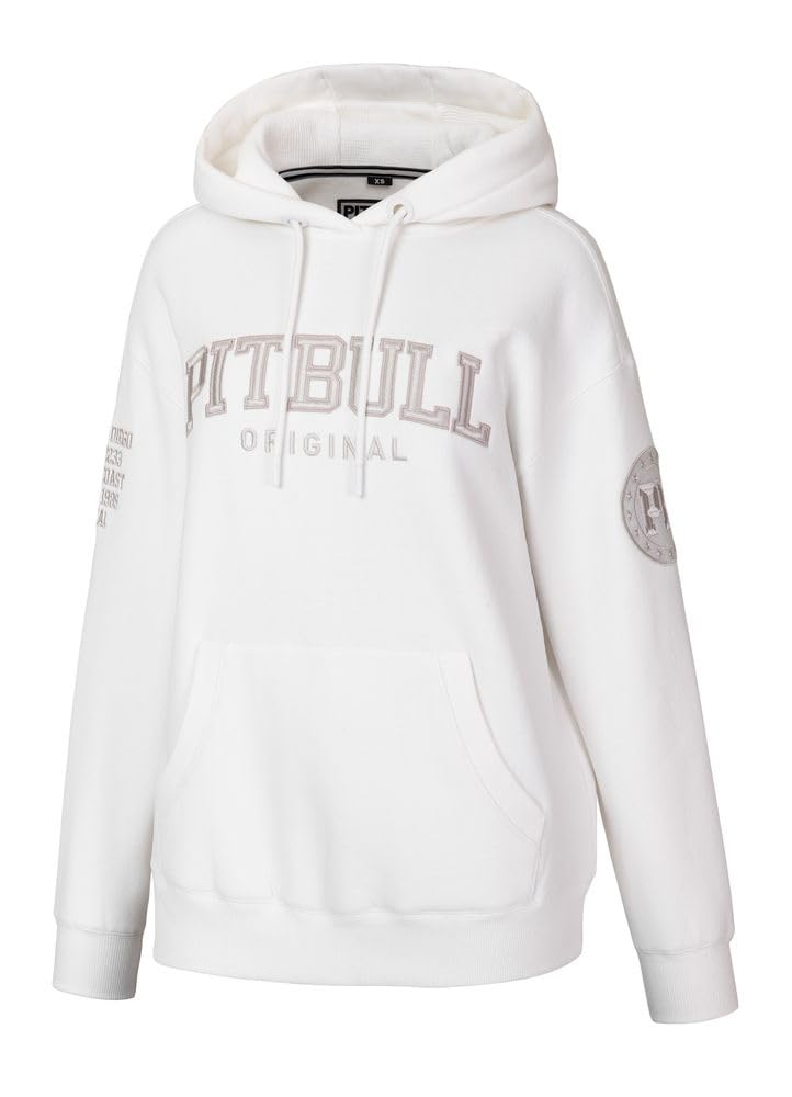 Pitbull Felpa Donna con Cappuccio Oversize in Cotone