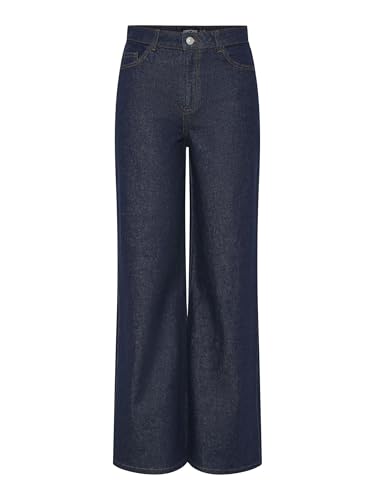 Pieces Pcselma HW Wide Rinse Noos jeans donna 26W x 32L