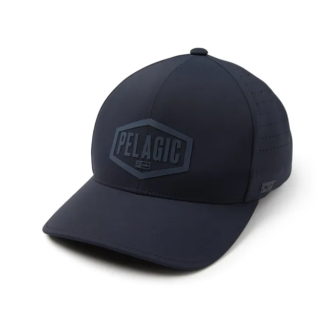 Pelagic Flexfit Alpha cappello pesca blu navy S/M idrorepellente