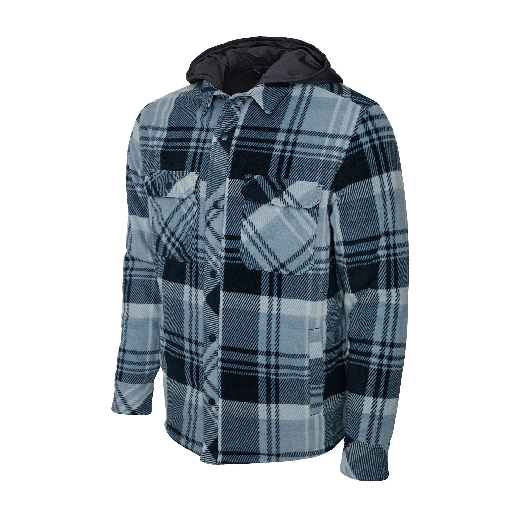 Pelagic Anacapa felpa pile cappuccio blu navy uomo