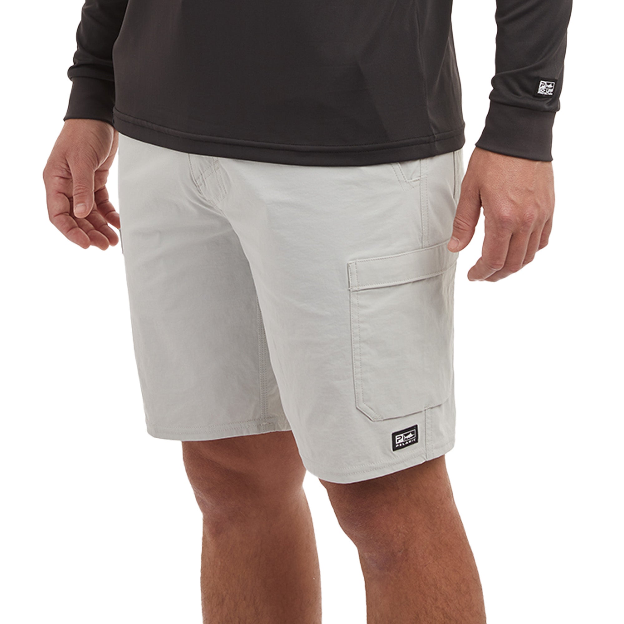 Pelagic Madeira Cargo pantaloncini grigio chiaro idrorepellenti