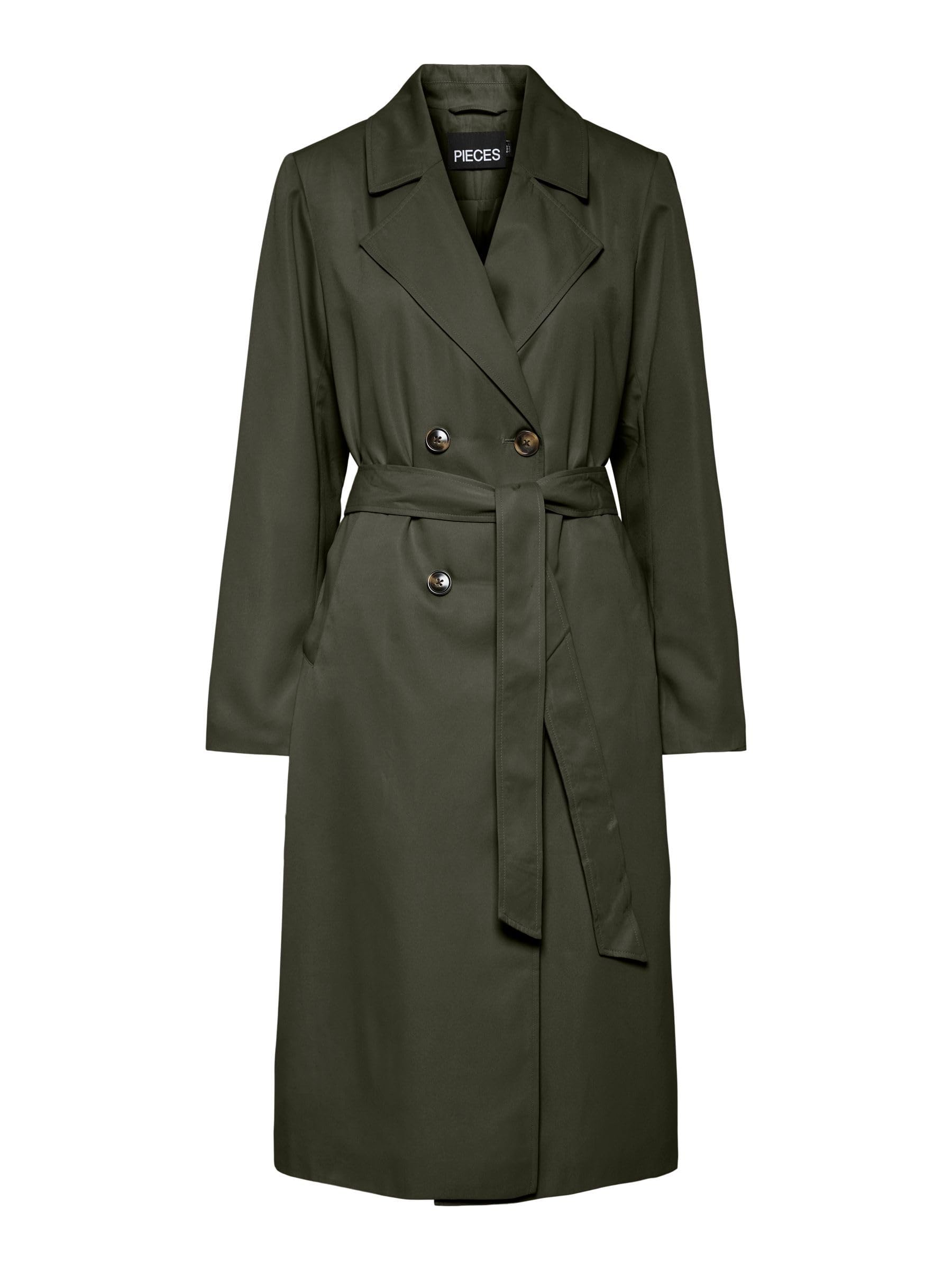 Pieces Pcscarlett trench donna leggero antivento