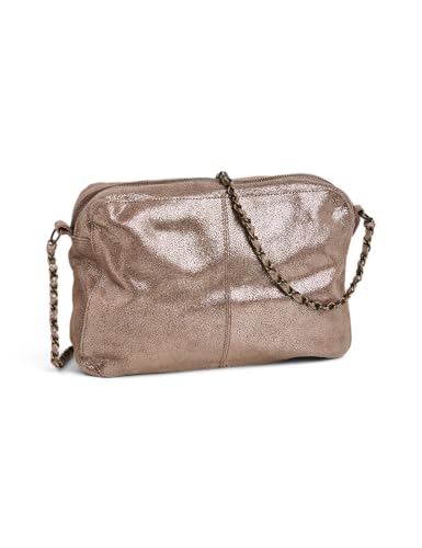 Pieces Pcnaina Leather Large Cross Over Fc borsa pelle