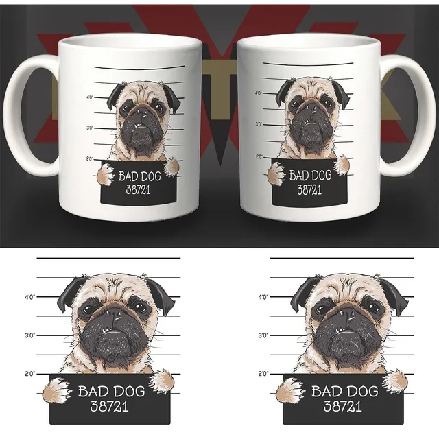 Matrix Music Store Pet-Mug Bad Dog tazza in ceramica lavastoviglie