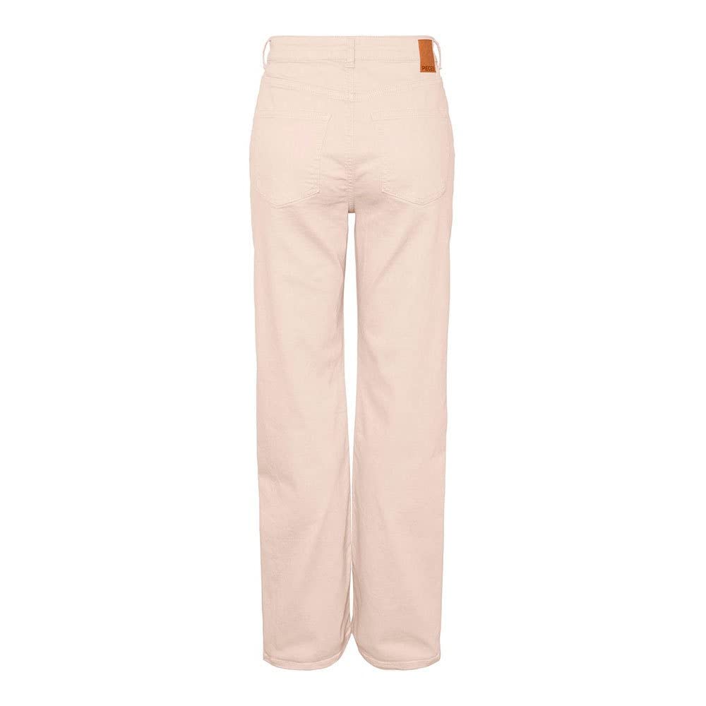 PIECES Pcholly HW Wide Colour Noos BC Jeans Donna Vita Alta