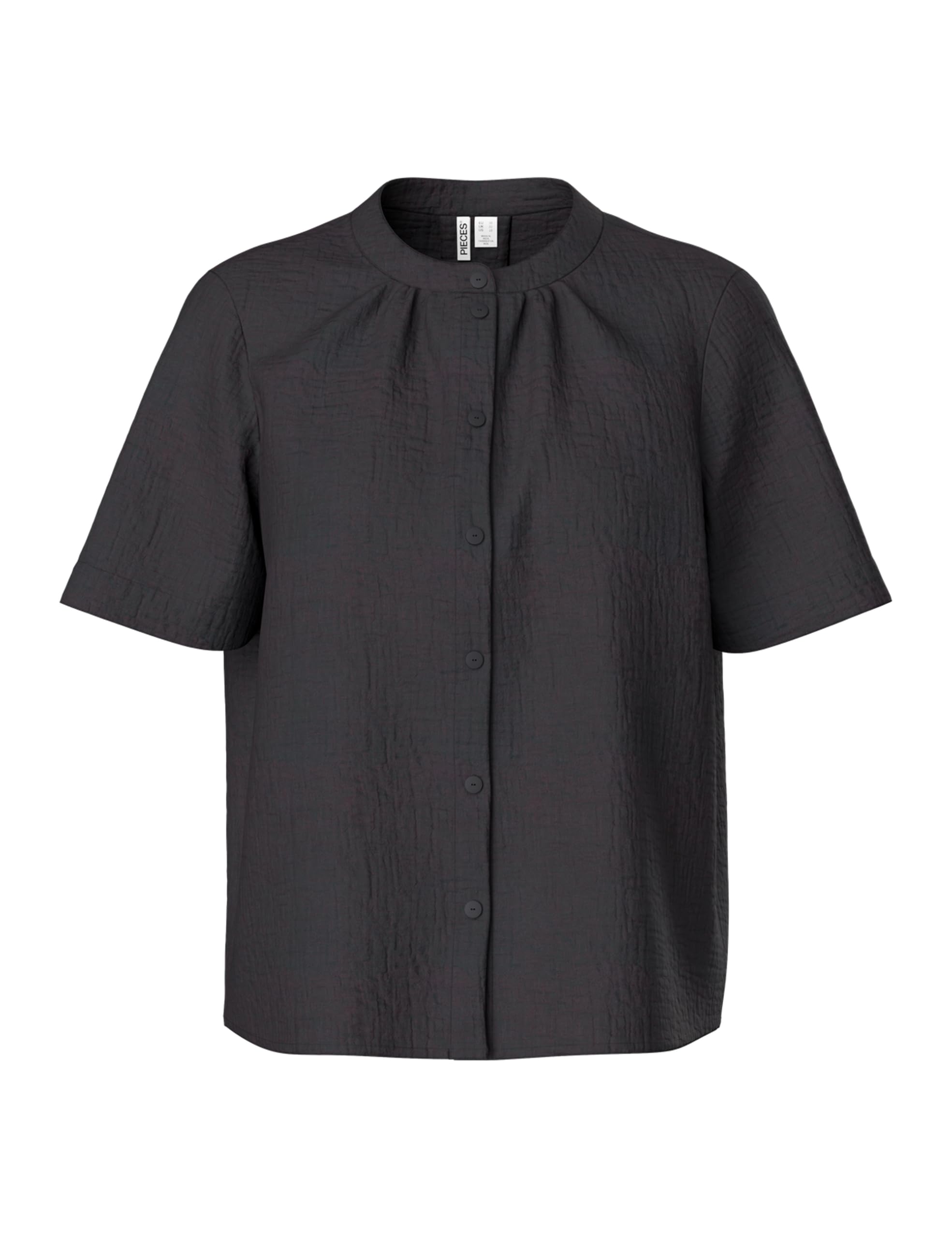 Pieces Pcsastina Shirt camicia donna maniche corte cotone