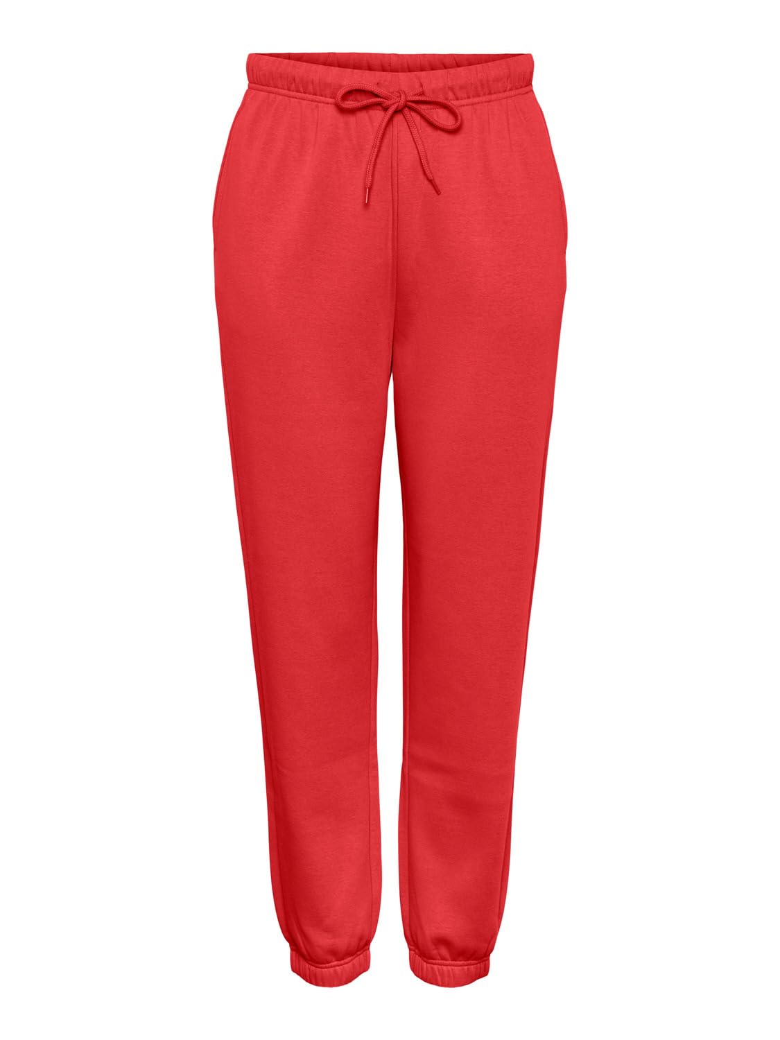 Pieces Pcchilli HW Sweat Pants pantaloni rosso papavero