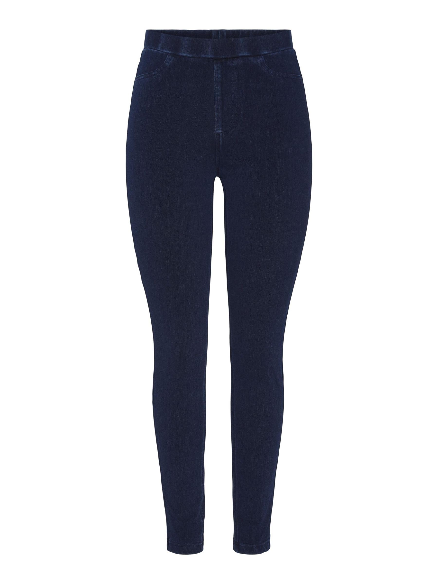 Pieces Pcjumbo Foxy jeggings donna blu elasticizzati