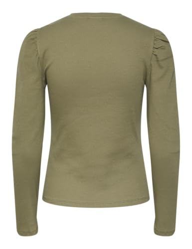 Pieces PcJanna Maglietta Maniche Lunghe Verde XS