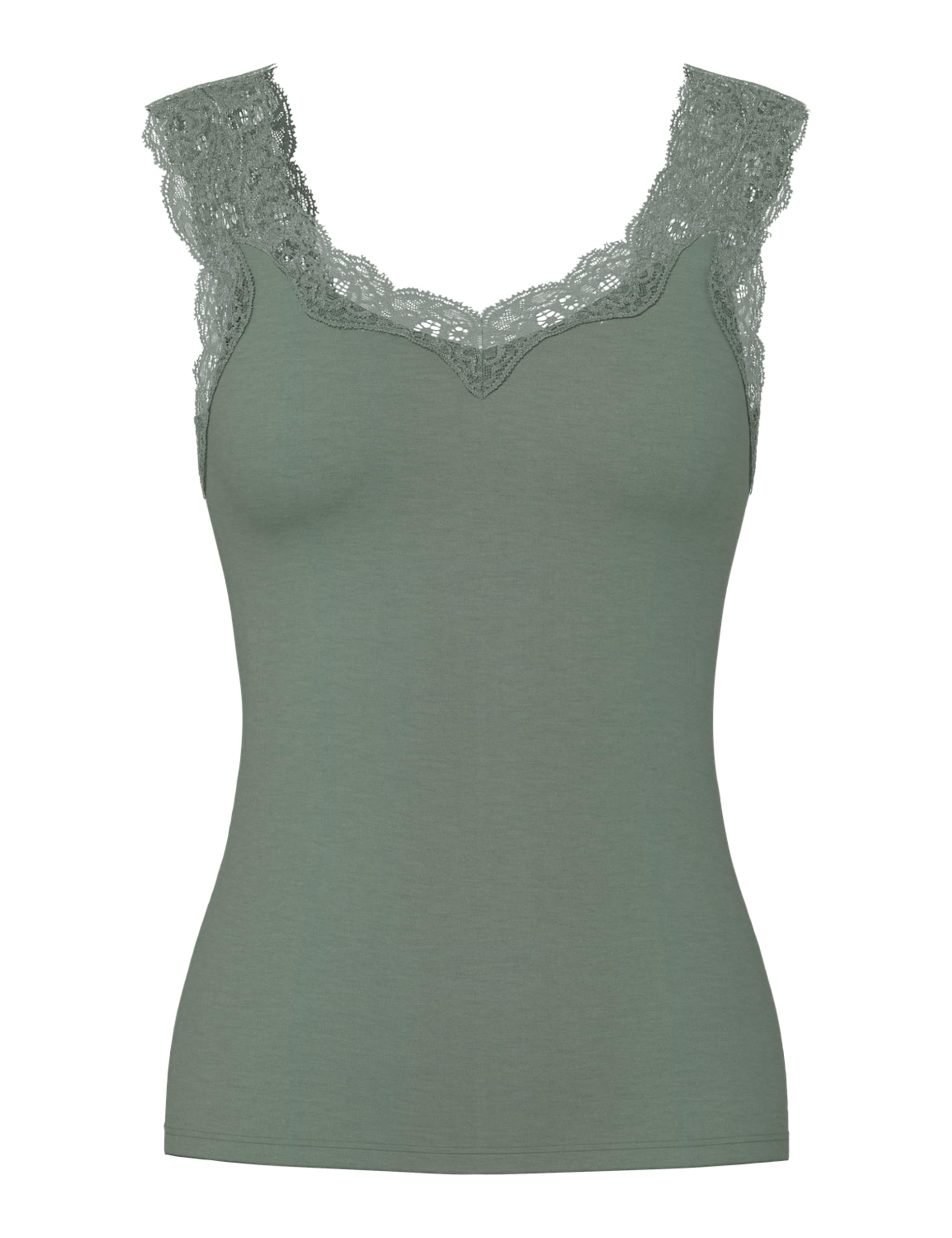 Pieces Pcbarbera top pizzo donna Castor Gray traspirante