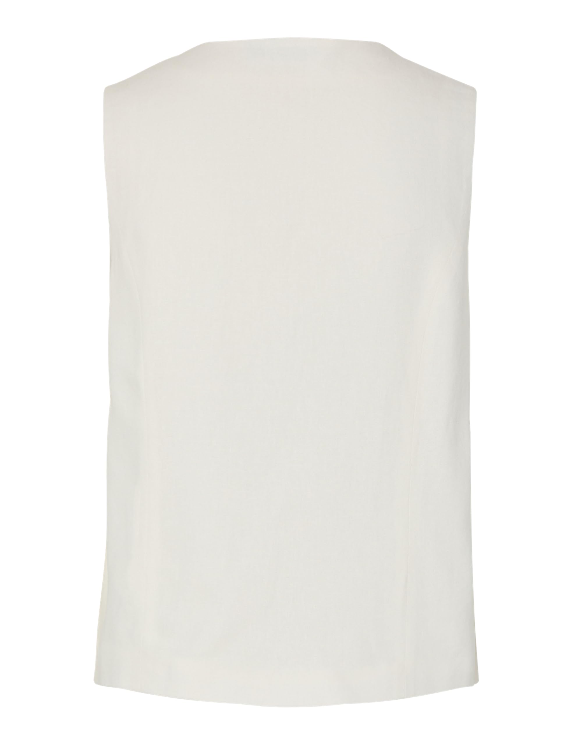 Pieces Pcawace Neck Vest gilet donna lino scollo a V