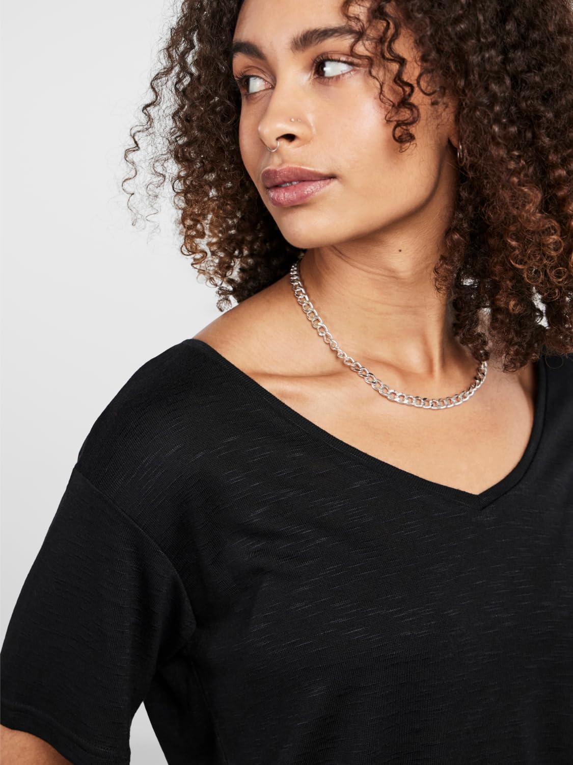 PIECES Pcnollie SS Top t-shirt manica corta