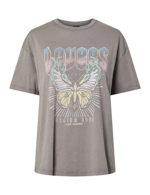 Pieces Pcgene SS t-shirt donna L stampa washed