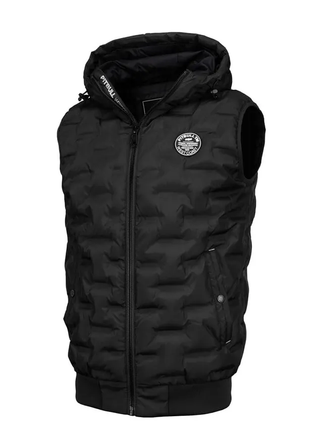 Pitbull Carver gilet uomo con cappuccio caldo sportivo