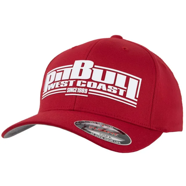 Pit Bull West Coast Classic Boxing cappello rosso S/M cotone