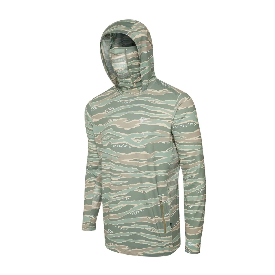 Pelagic Exo-Tech felpa uomo mangrove UPF 50+
