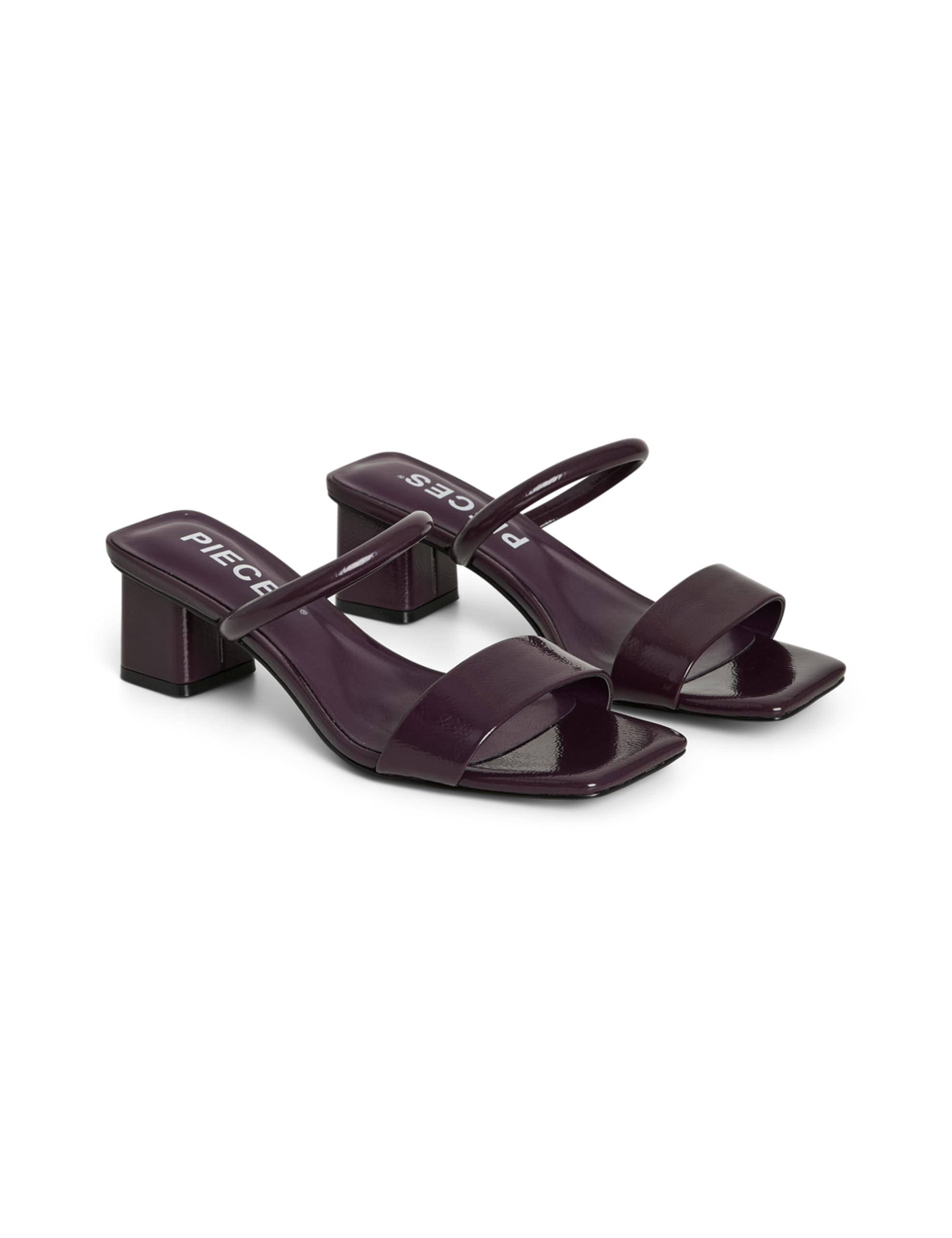 Pieces Pcmargit sandali donna 38 nero con tacco