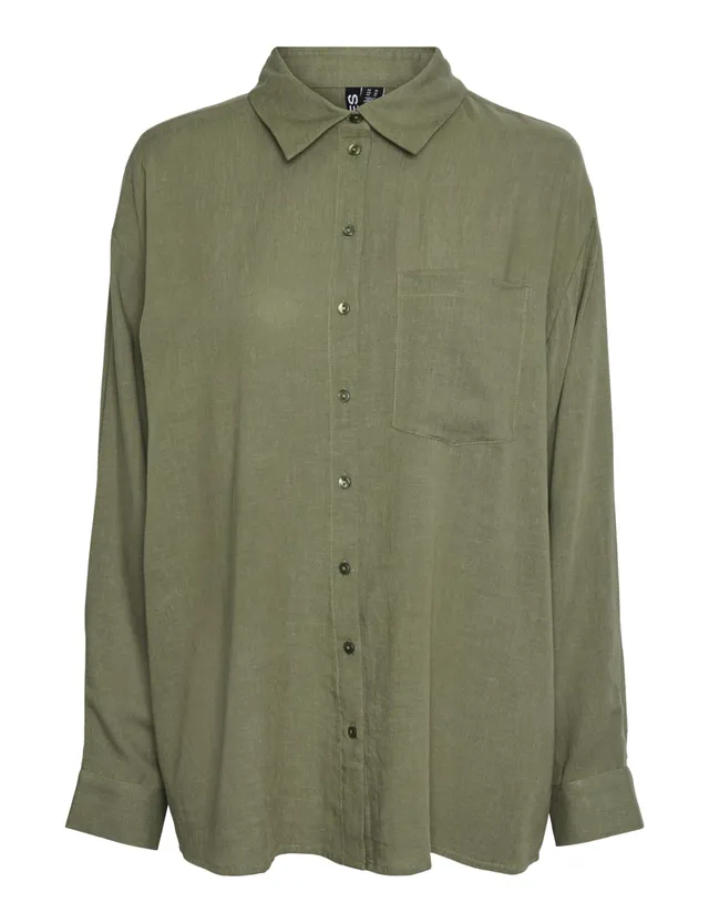 Pieces PCPIA camicia donna cotone uso quotidiano