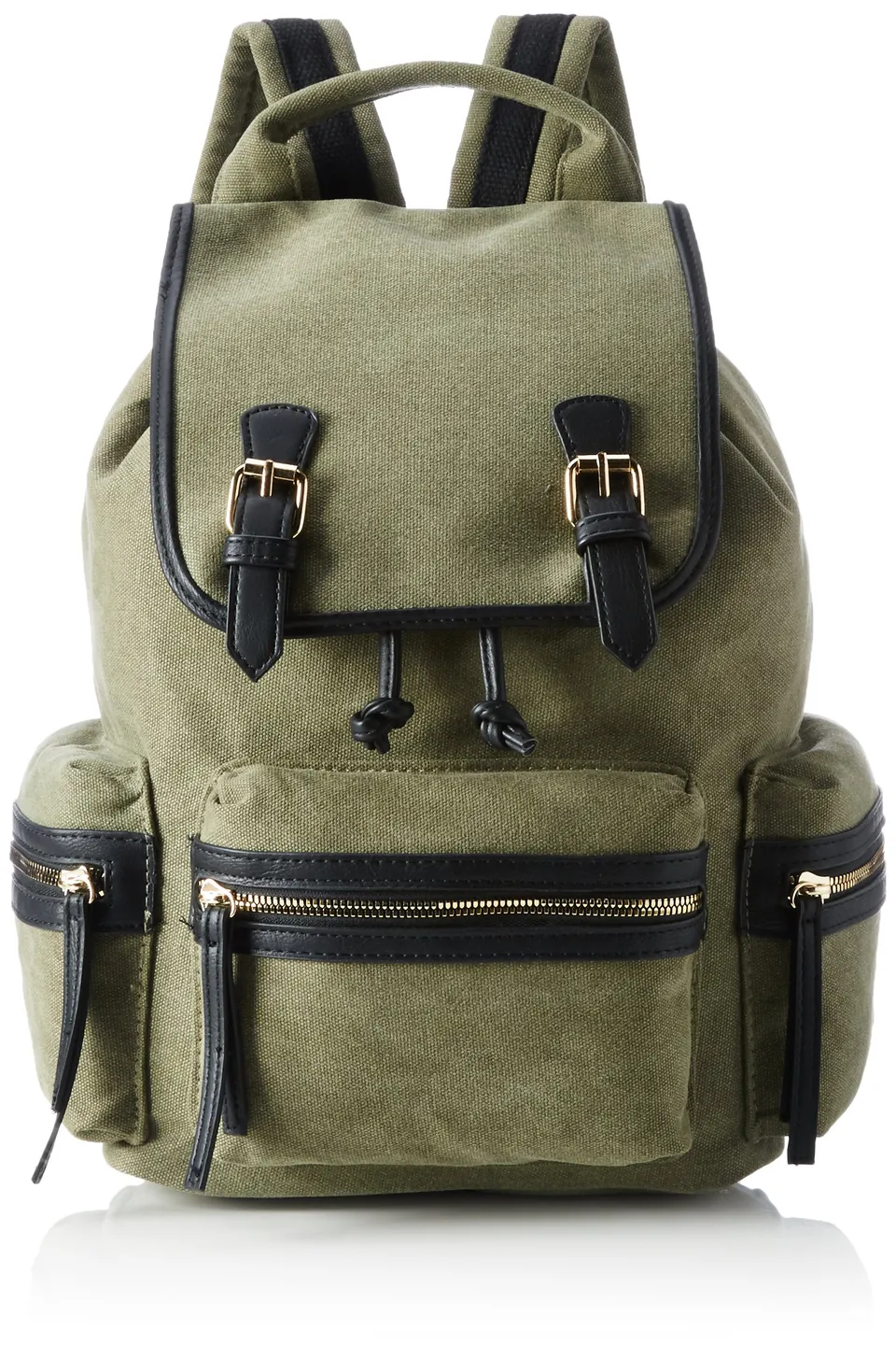 Pieces Pcsimone Backpack zaino donna verde tela