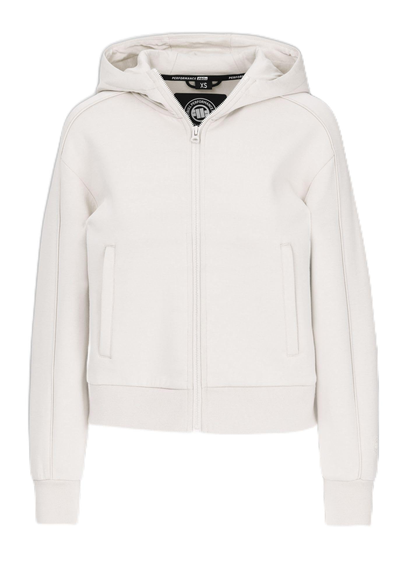 Pitbull Discovery felpa donna con zip e cappuccio