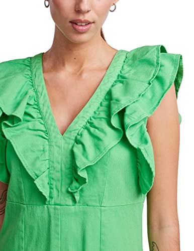Pieces Pcama SL Ruffle Dress BC vestito taglia XS con balze