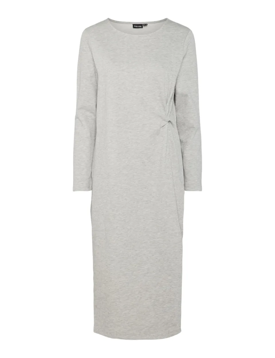 PIECES Pcsinori LS Knot Dress vestito M manica lunga