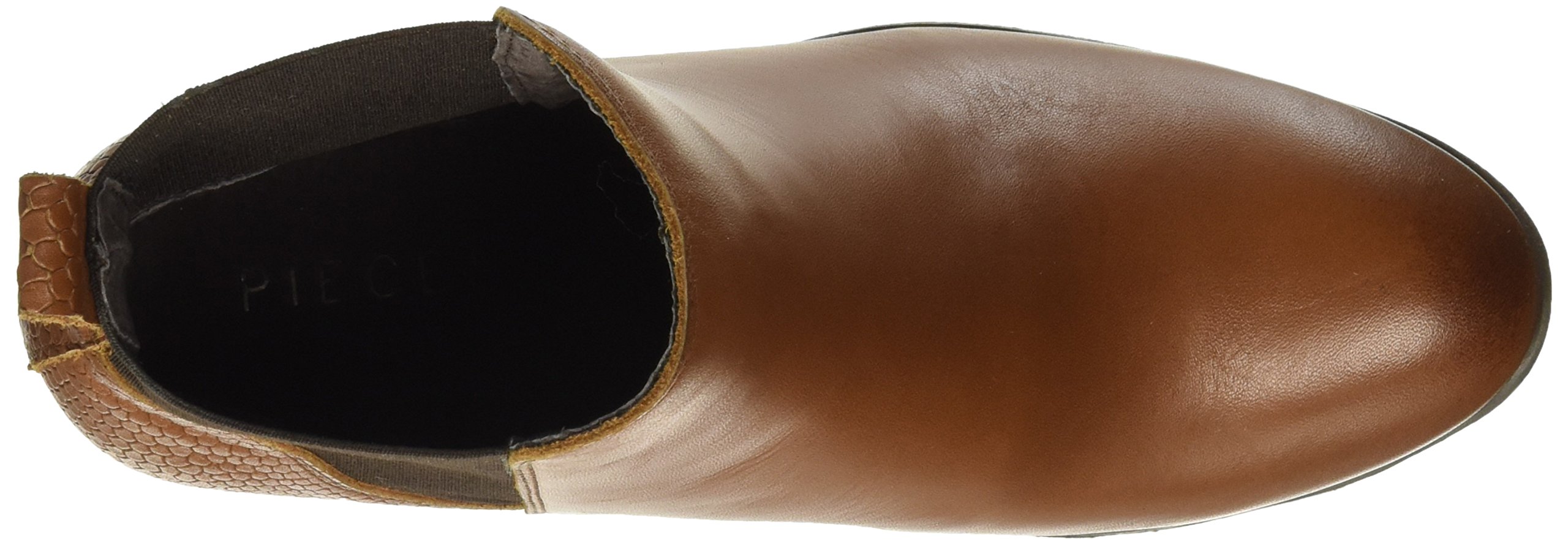 Pieces Psbecca stivali chelsea in pelle cognac 38 EU