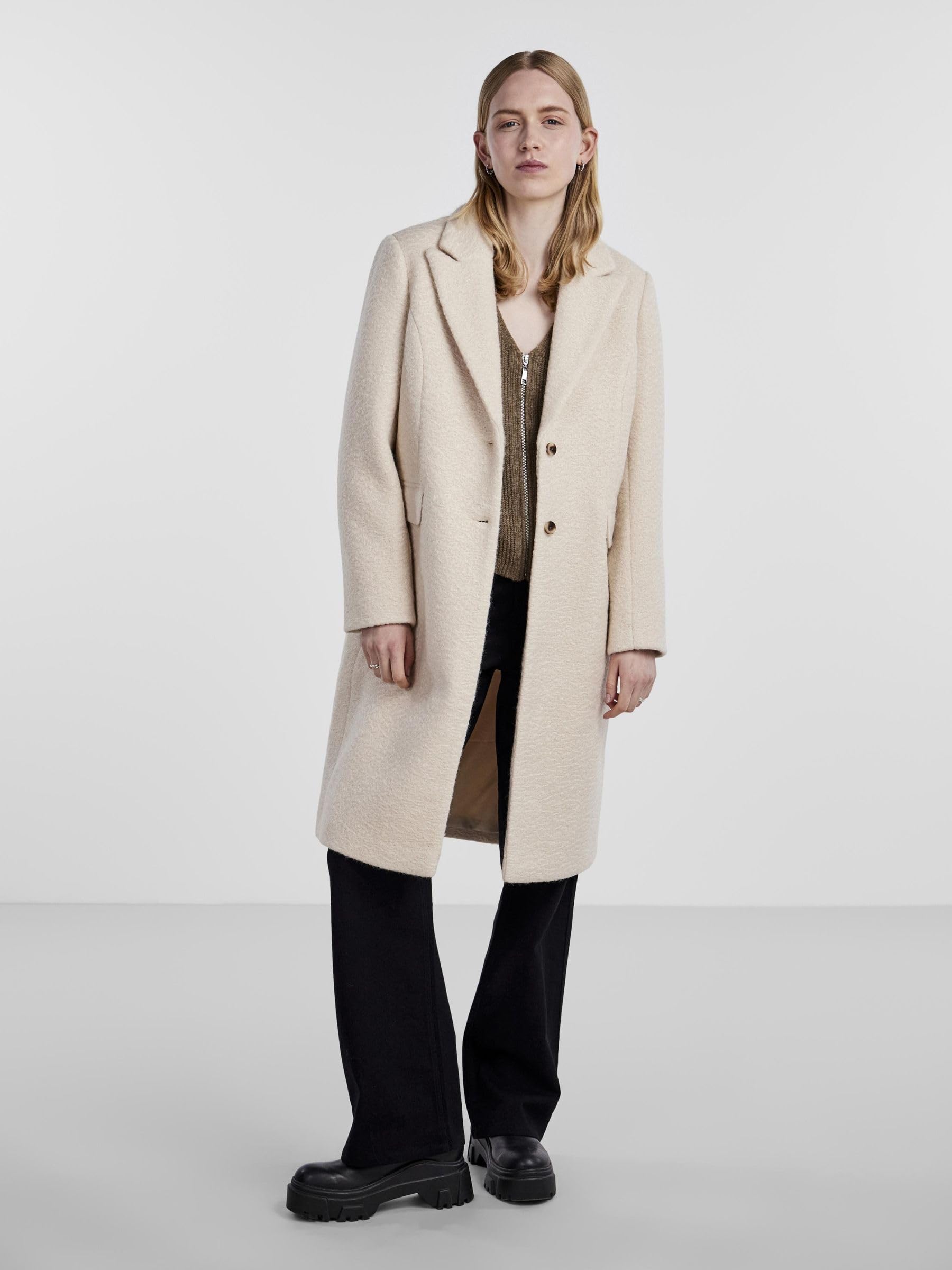 Pieces Pcnea cappotto donna taglia M invernale