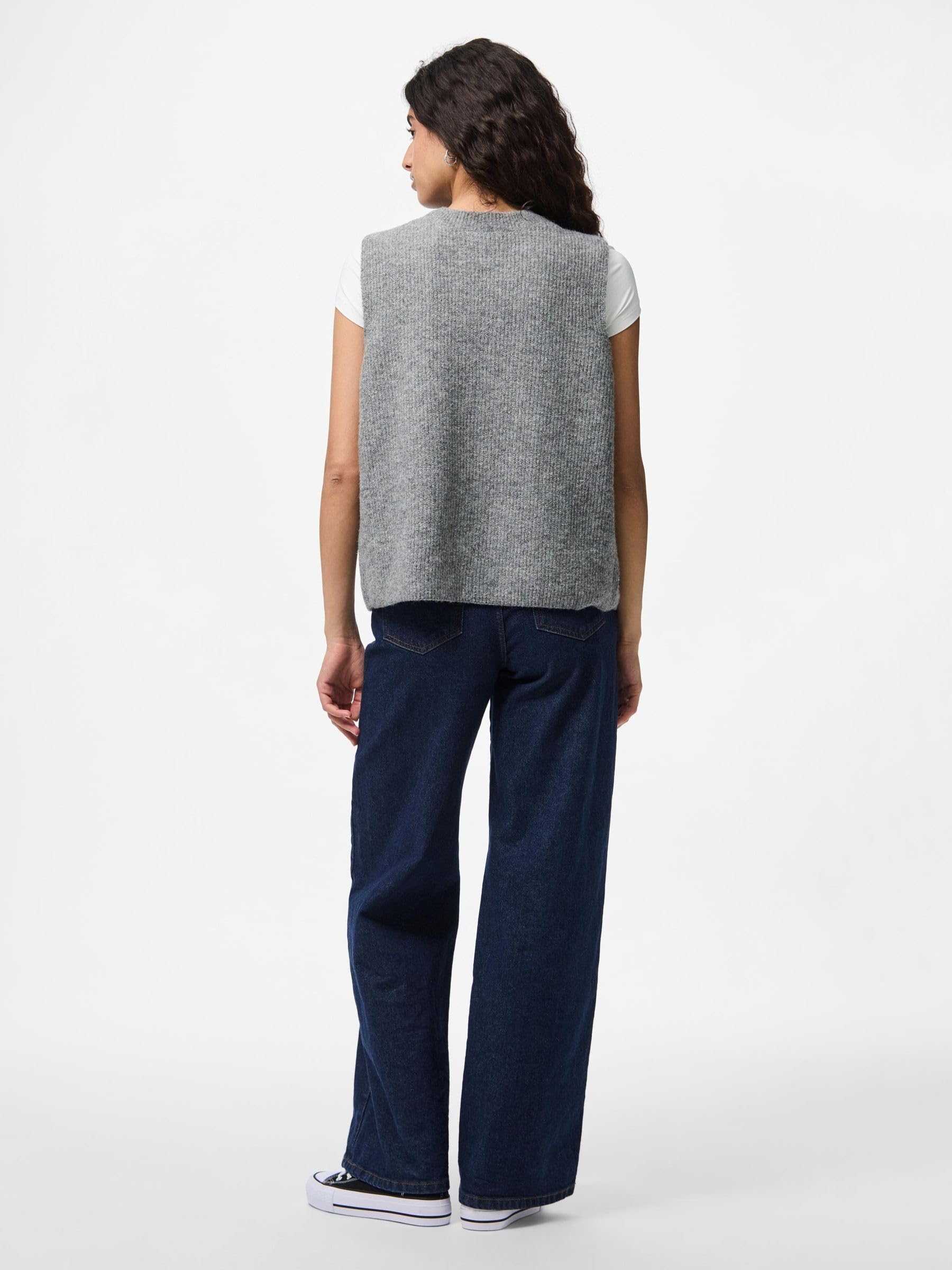 Pieces Pcsilly gilet maglia donna senza maniche