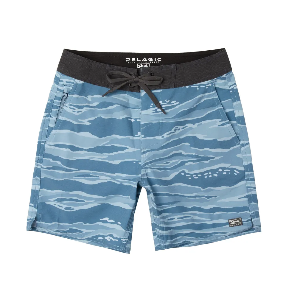 PELAGIC Ledge costume mare ragazzo petrolio tasca zip