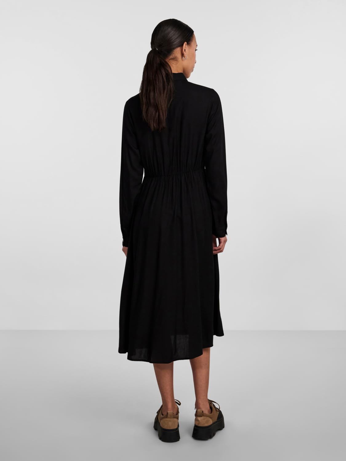 Pieces Pcnova LS Midi Dress Noos BC vestito midi