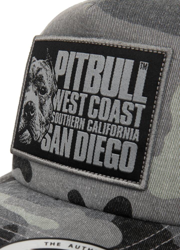 Pit Bull West Coast Blood Dog cappellino trucker mimetico