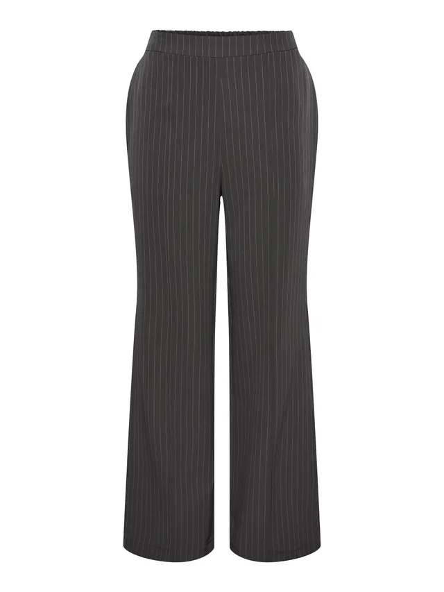 Pieces Pcbozzy HW pantaloni larghi donna a righe