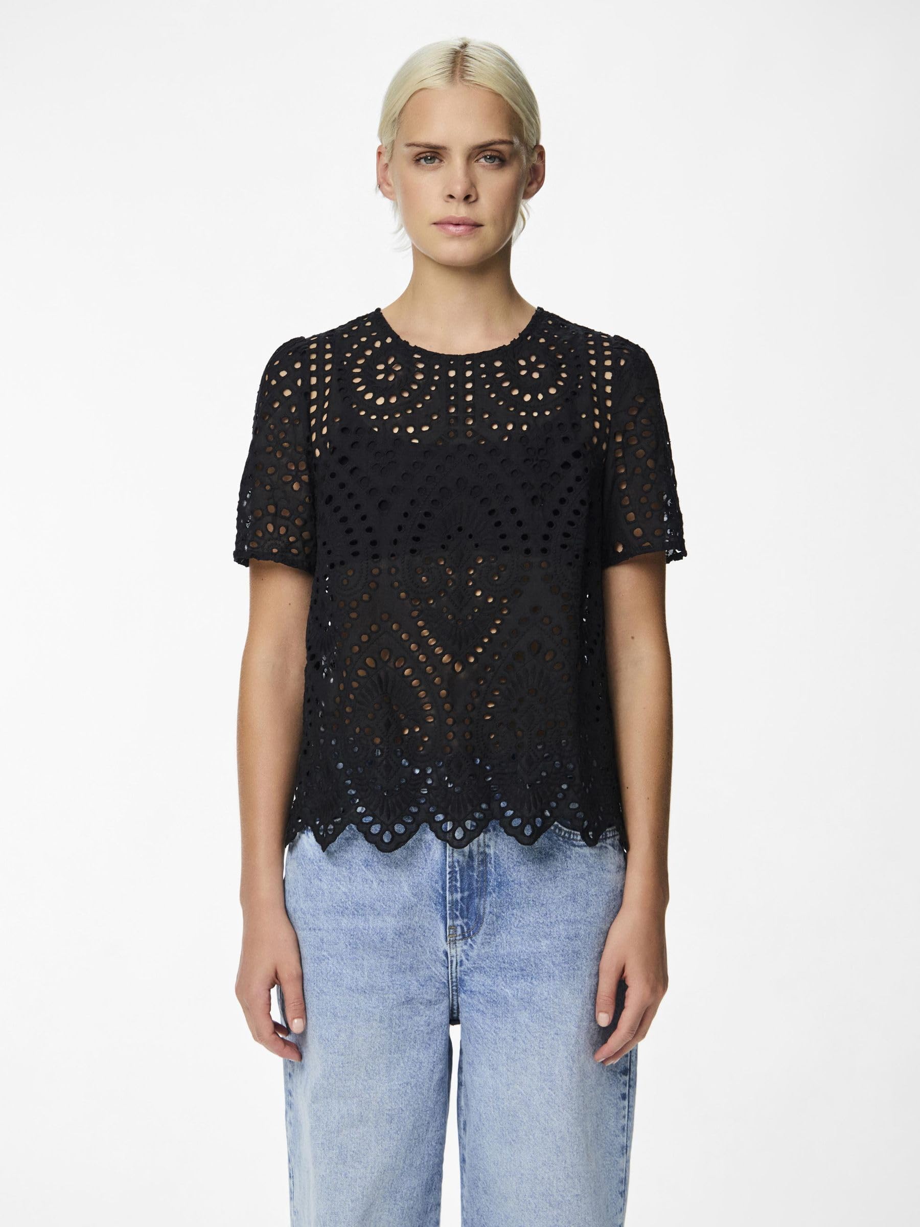 Pieces Pcnastian SS Top t-shirt donna taglia XS quotidiana