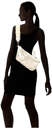 Pieces Pcmilla Pelle FC marsupio donna almond metallizzato