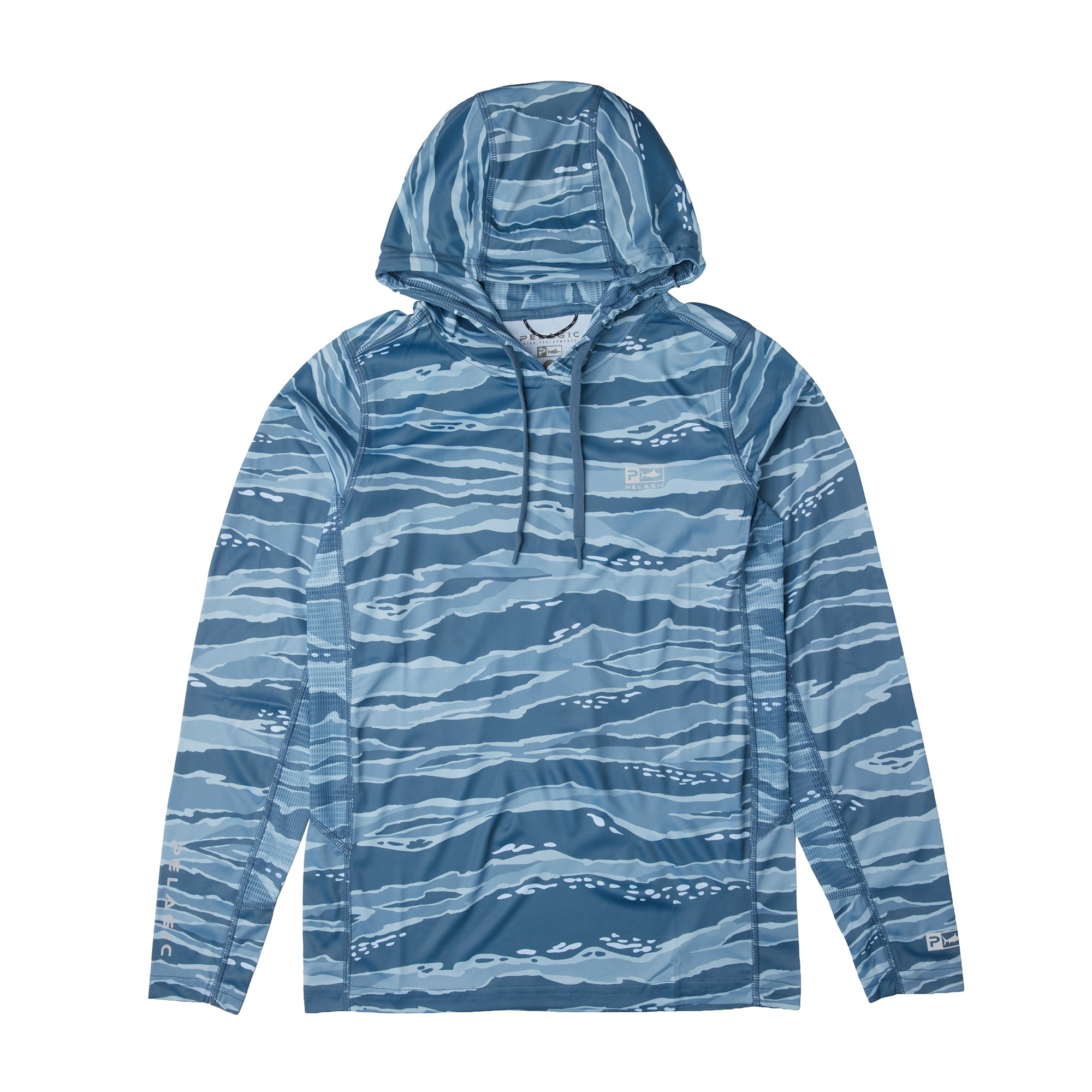 PELAGIC Youth Vaportek felpa ragazzo petrol UPF 50+