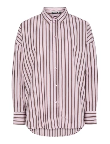 Pieces Pcrippa LS camicia donna oversize manica lunga