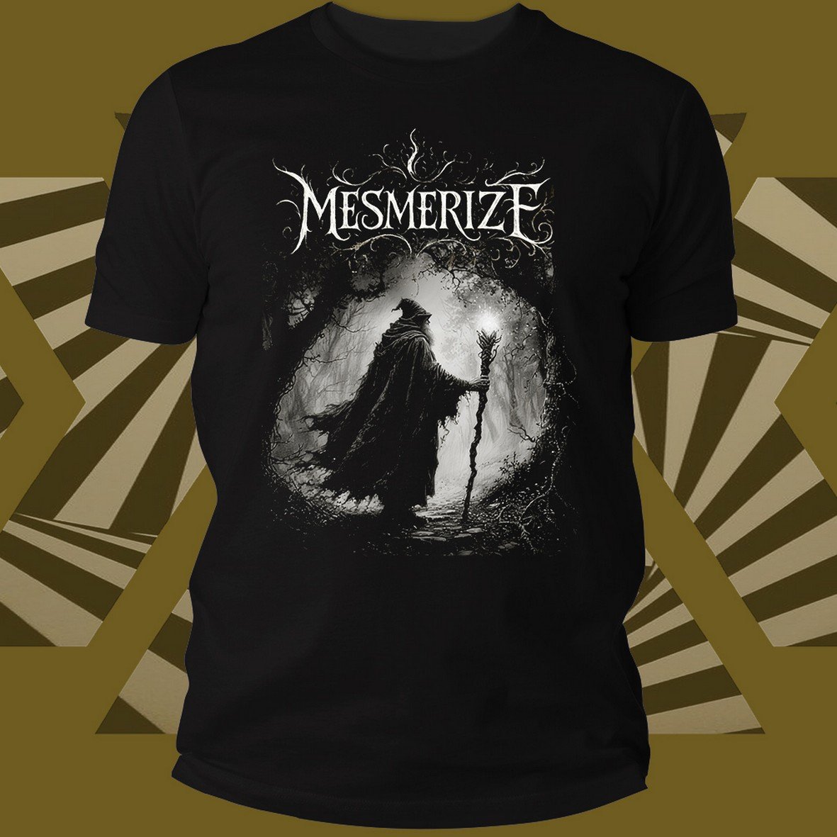 Mesmerize Tee-Records Off The Beaten Path t-shirt cotone