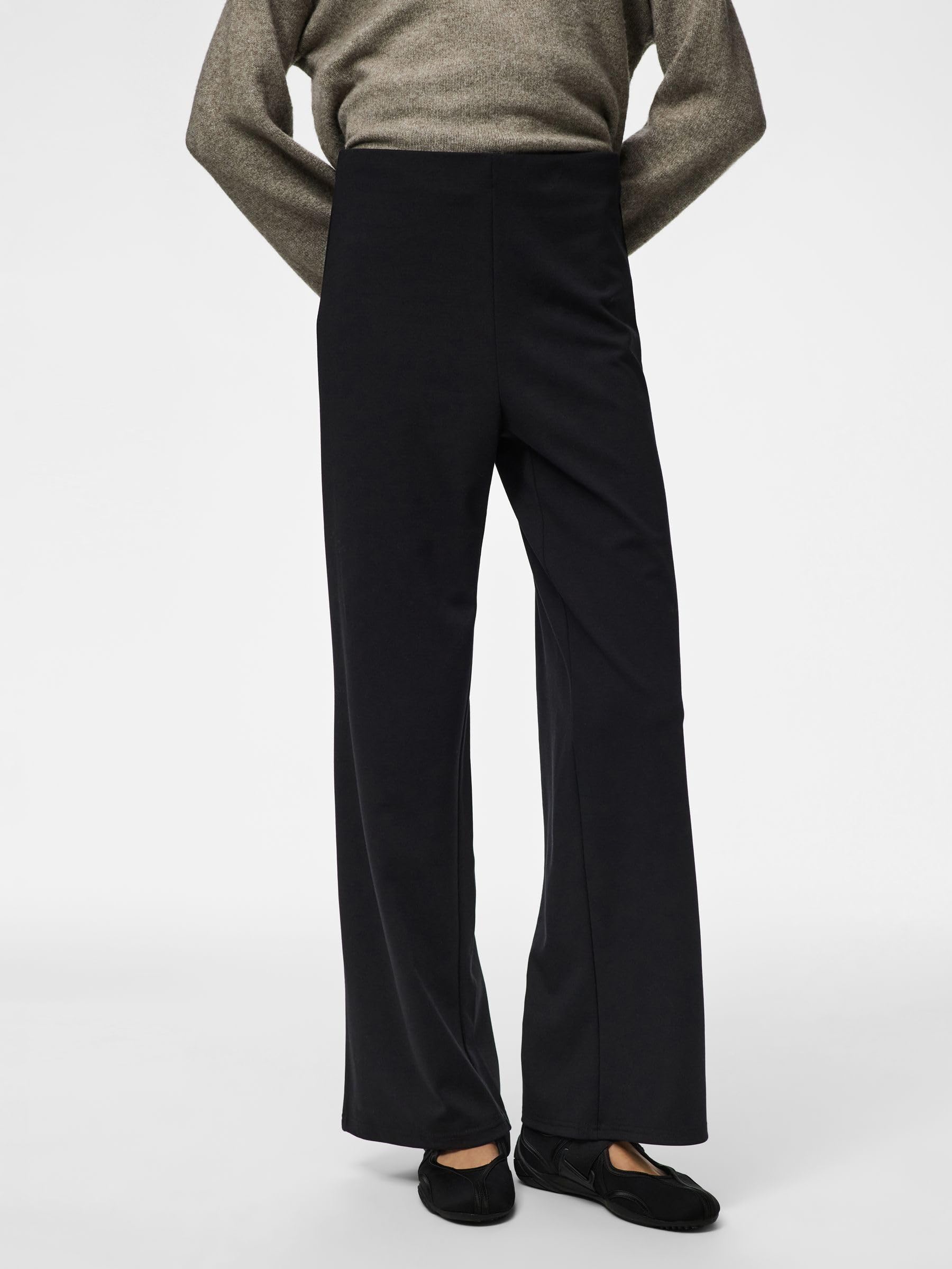 Pieces Pcbia HW pantaloni larghi donna neri L
