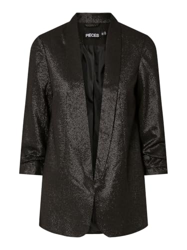 PIECES Pcbosella 3/4 Glitter Blazer Noos donna Nero