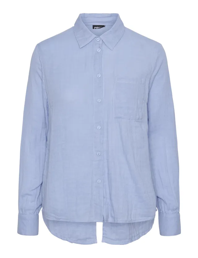 Pieces Pckappel Camicia Donna Maniche Lunghe S Ortensia