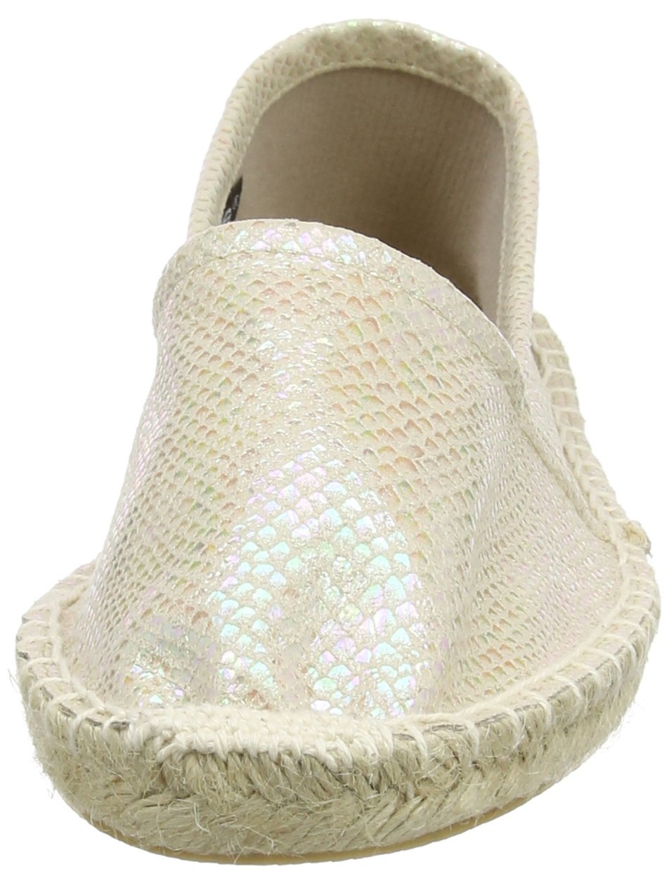 Pieces Haisha Espadrillas donna pitonato bianco 38