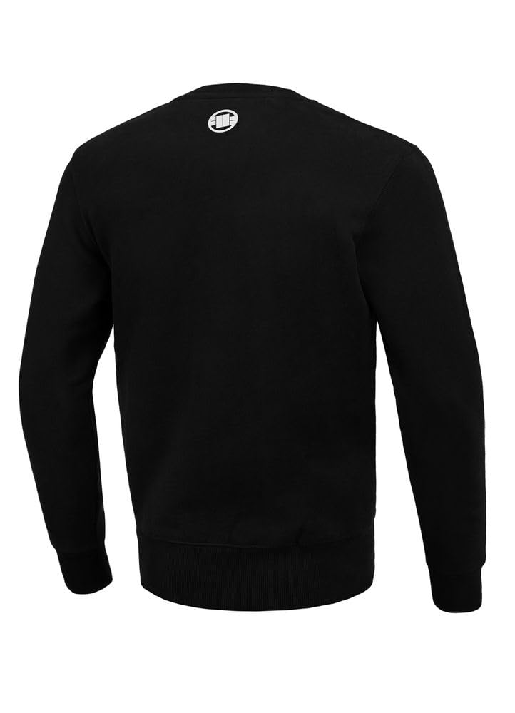 Pit Bull West Coast Steel Logo felpa uomo nera L cotone