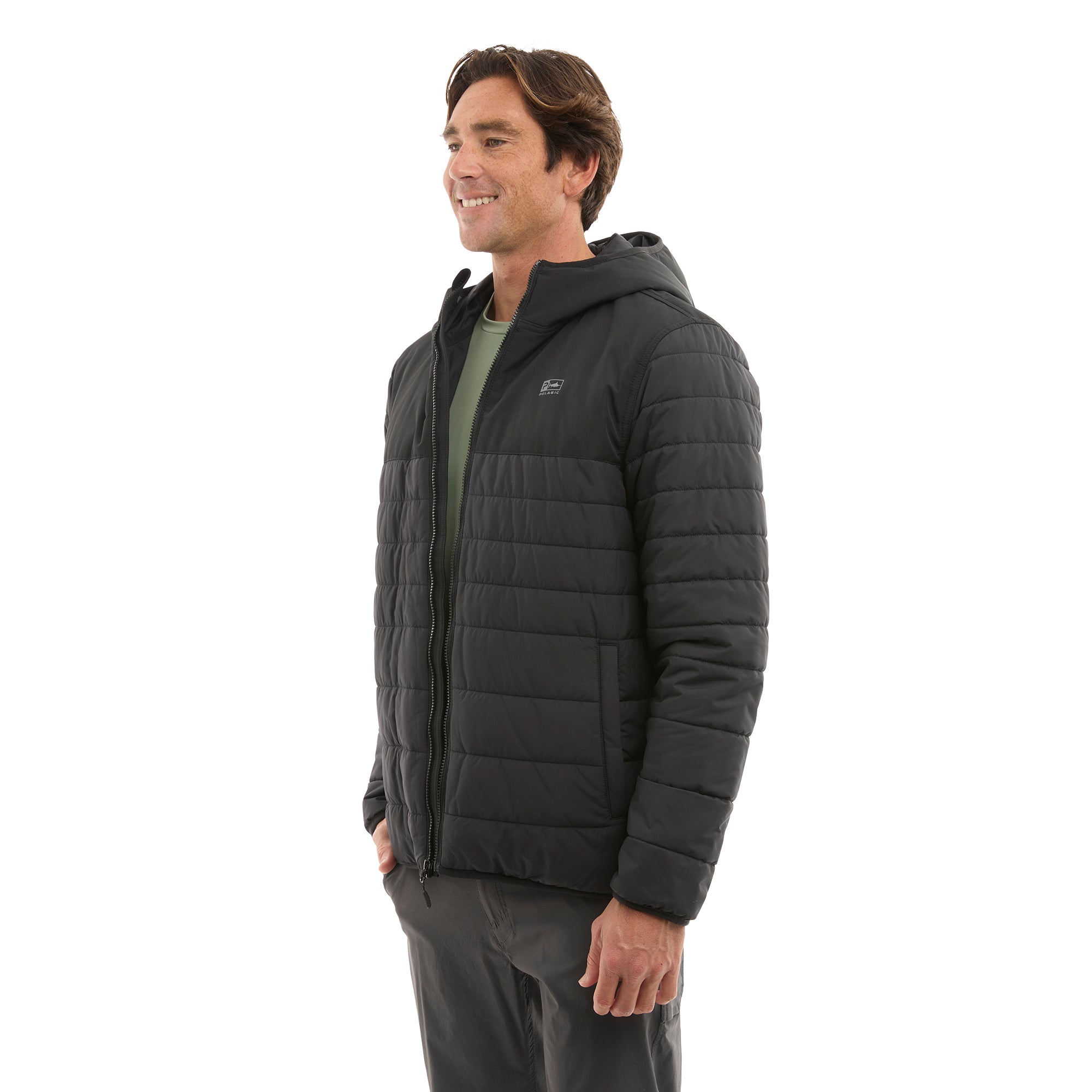 PELAGIC Cold Front giacca piumino uomo nero imbottito