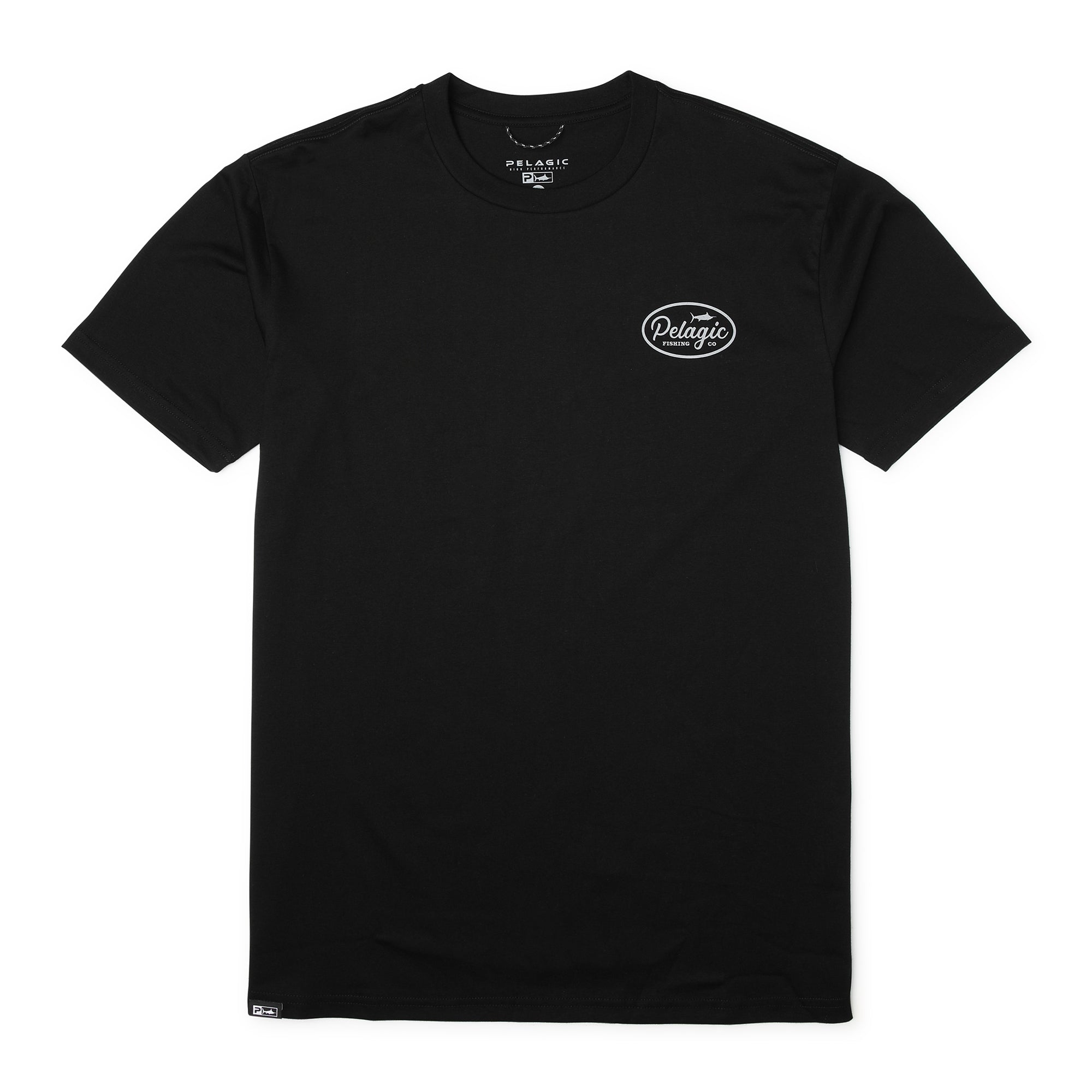 Pelagic Circled t-shirt uomo nera in cotone