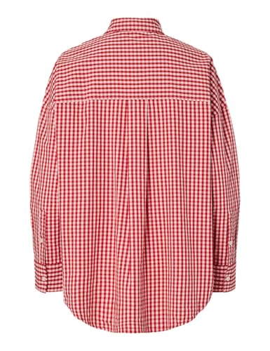 Pieces Pcrippa LS camicia donna oversize manica lunga