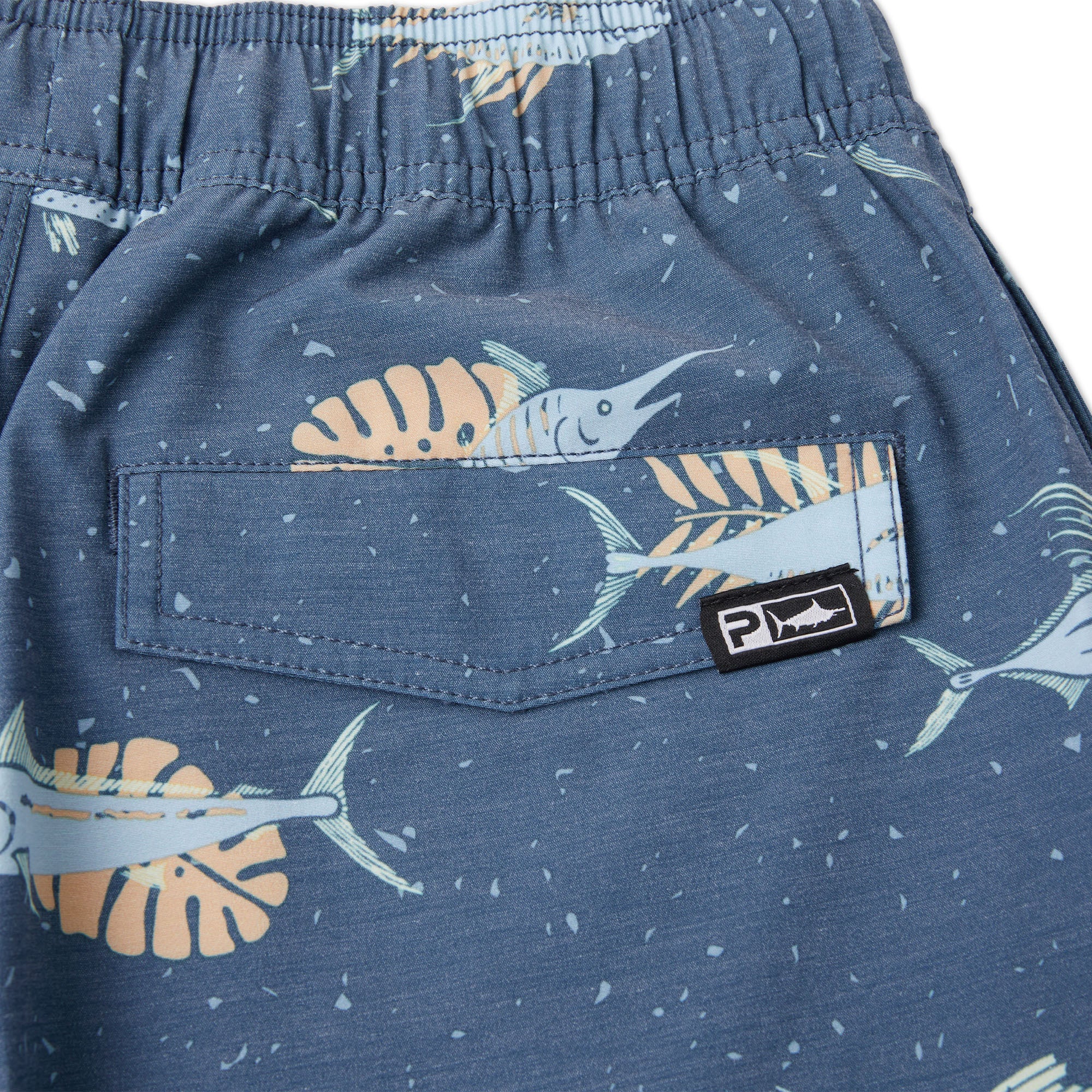 PELAGIC Youth Dockside shorts ragazzo Smokey Blue