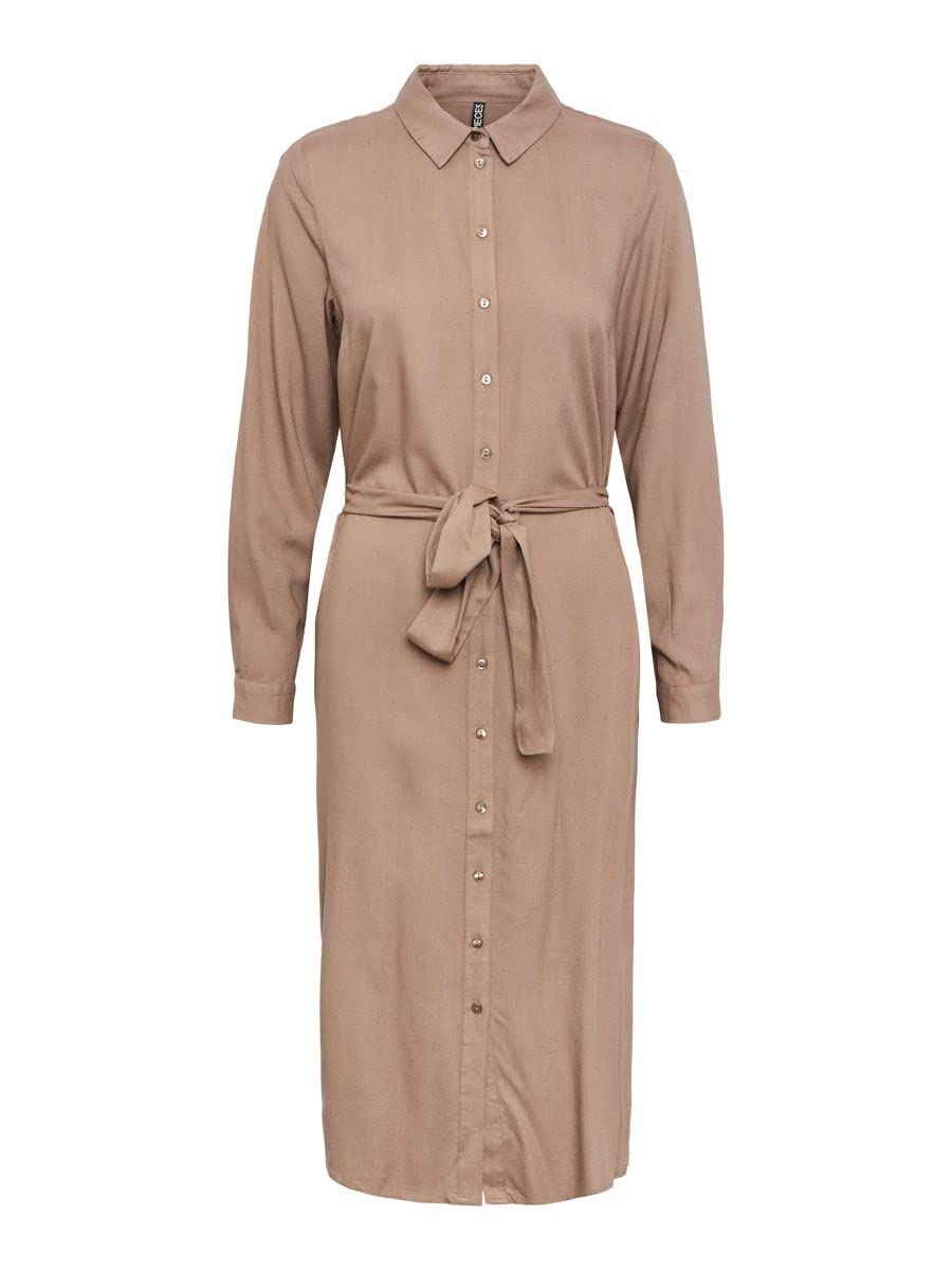 Pieces Pccammie abito midi donna cotone uso quotidiano